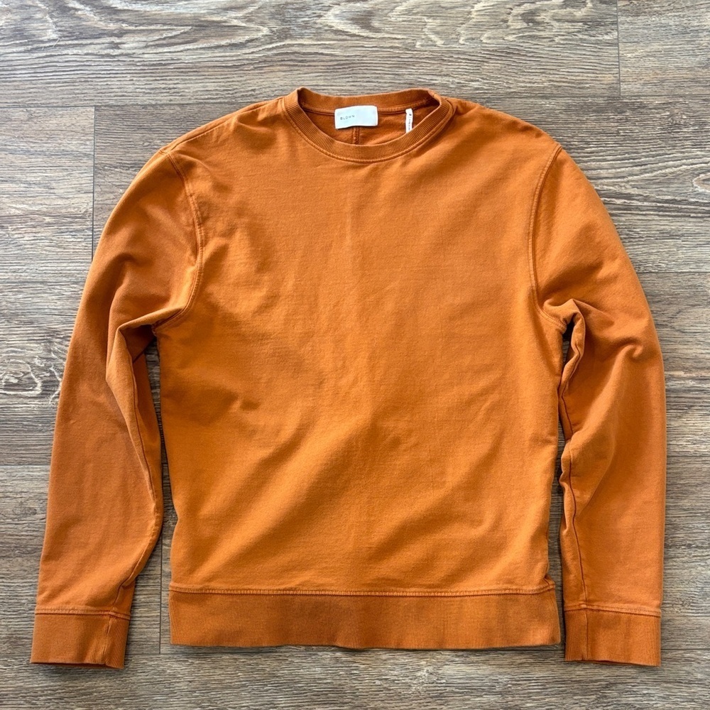 BLDWN Haring Crewneck Sweatshirt Burnt Orange Pullover Men's Size Medium